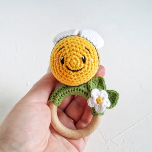 PATTERN ONLY: Honey Bee Baby Rattle, Easy Crochet Pattern, PDF Tutorial ...