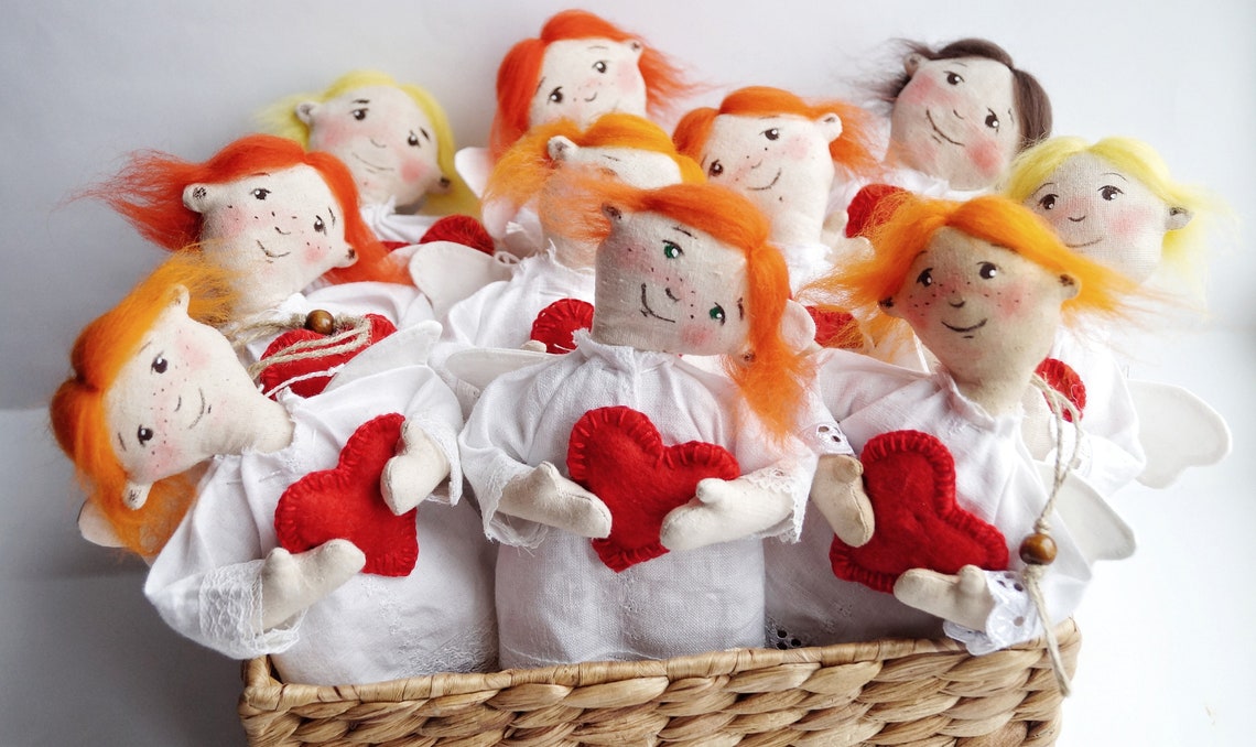 Guardian Angel doll Girl christening gift Baptism gift for  Etsy