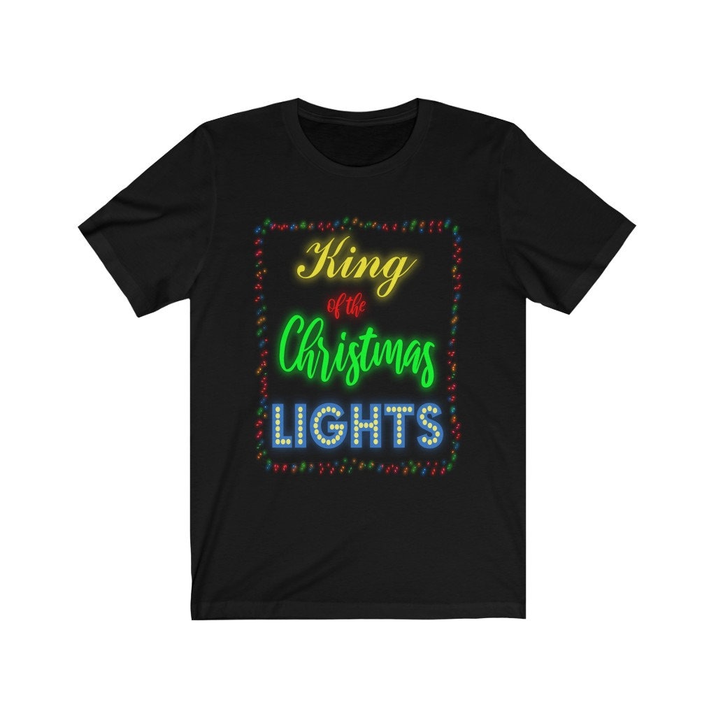 Christmas Lights Christmas t shirt Christmas light t shirt | Etsy