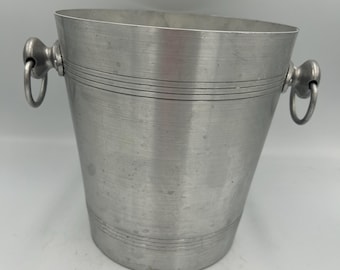 French made aluminum ice bucket