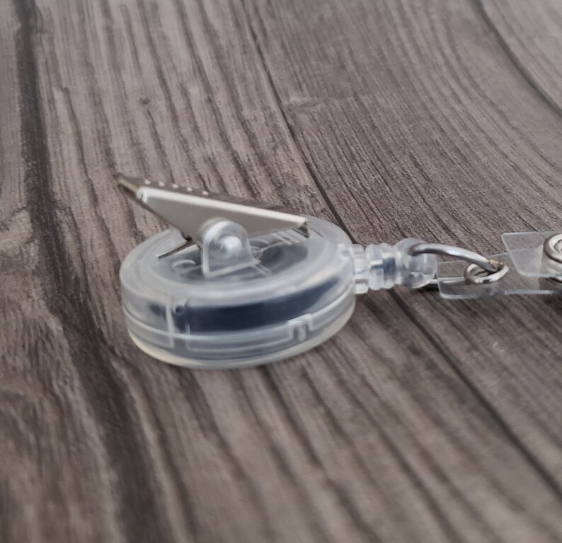 Roses Badge Reel Badge Reel Nurse Gift Badge Reel Flowers Retractable Badge Reel ID Clip ID Badge Holder