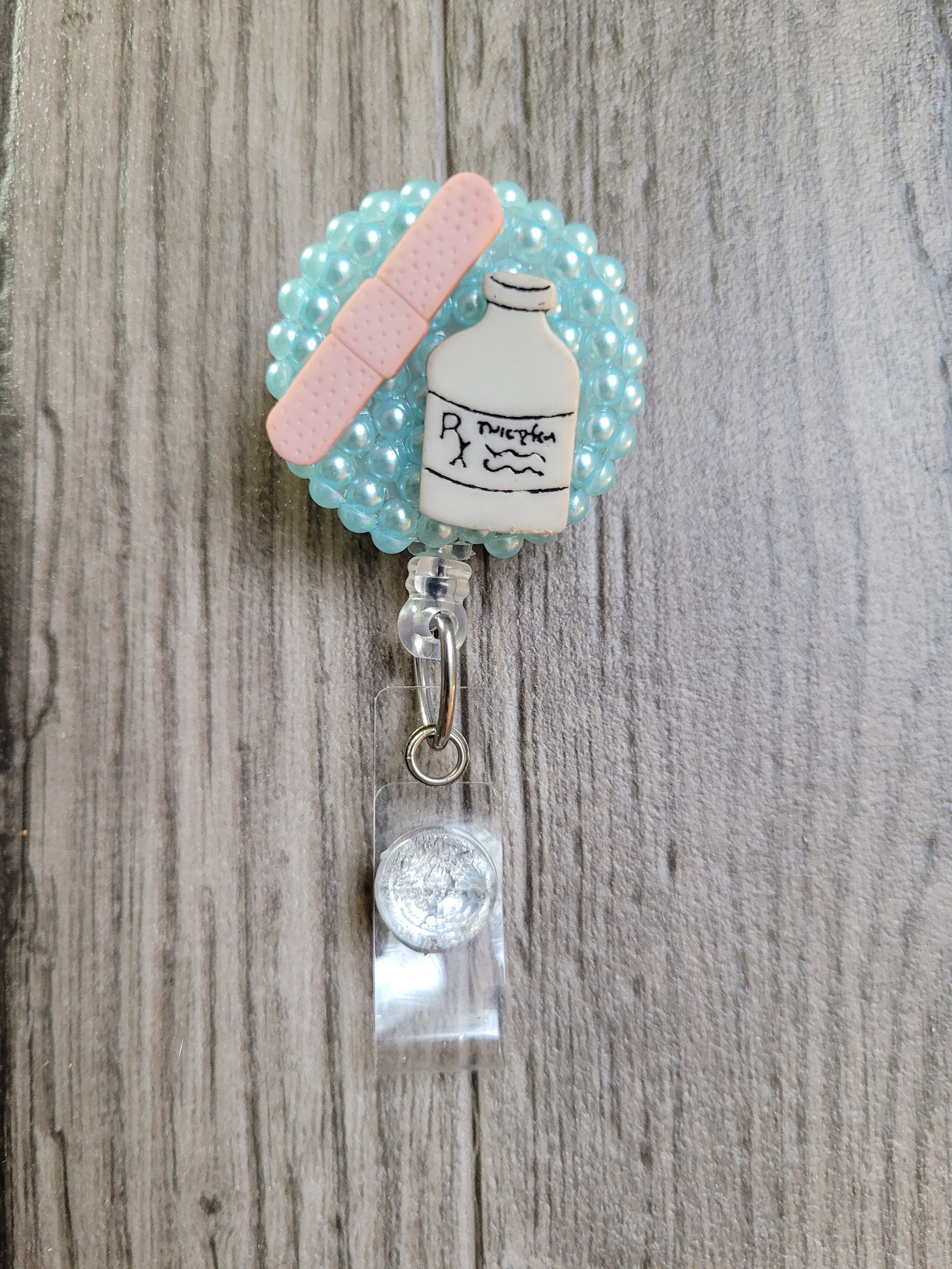 Badge Reel Med Tech Pharmacy Badge Reel Badge Reel ID Etsy