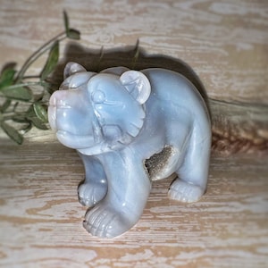 Druzy Agate Bear