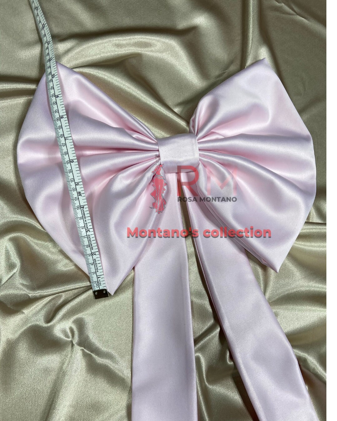 Large Satin Dress Bow Wedding Dress Bow Huge Light Pink - Etsy