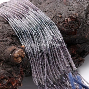 Rare Blue Spinel Beads Natural Blue Spinel Micro Faceted Round Beads Blue Spinel Shaded Beads Spinel Faceted Gemstone Loose Jewelry Beads