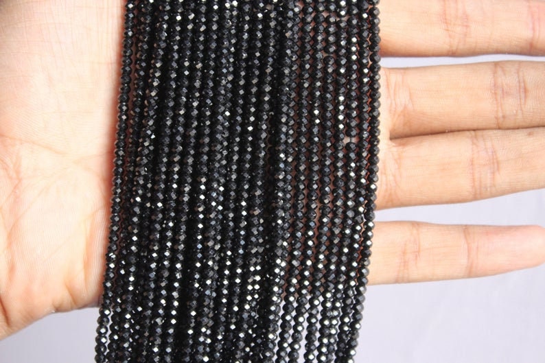 5 Strands of 2 Mm Beads of All Gemstones Natural 2 Mm Gemstone Etsy India