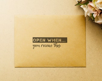 Open when letters | Open when envelopes | Boyfriend gift | Girlfriend gift | Personalised Gift | Long Distance Gift | Lockdown Gift