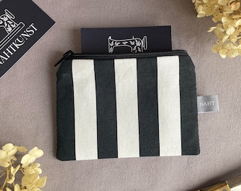 Mini sac noir et blanc / petite bourse