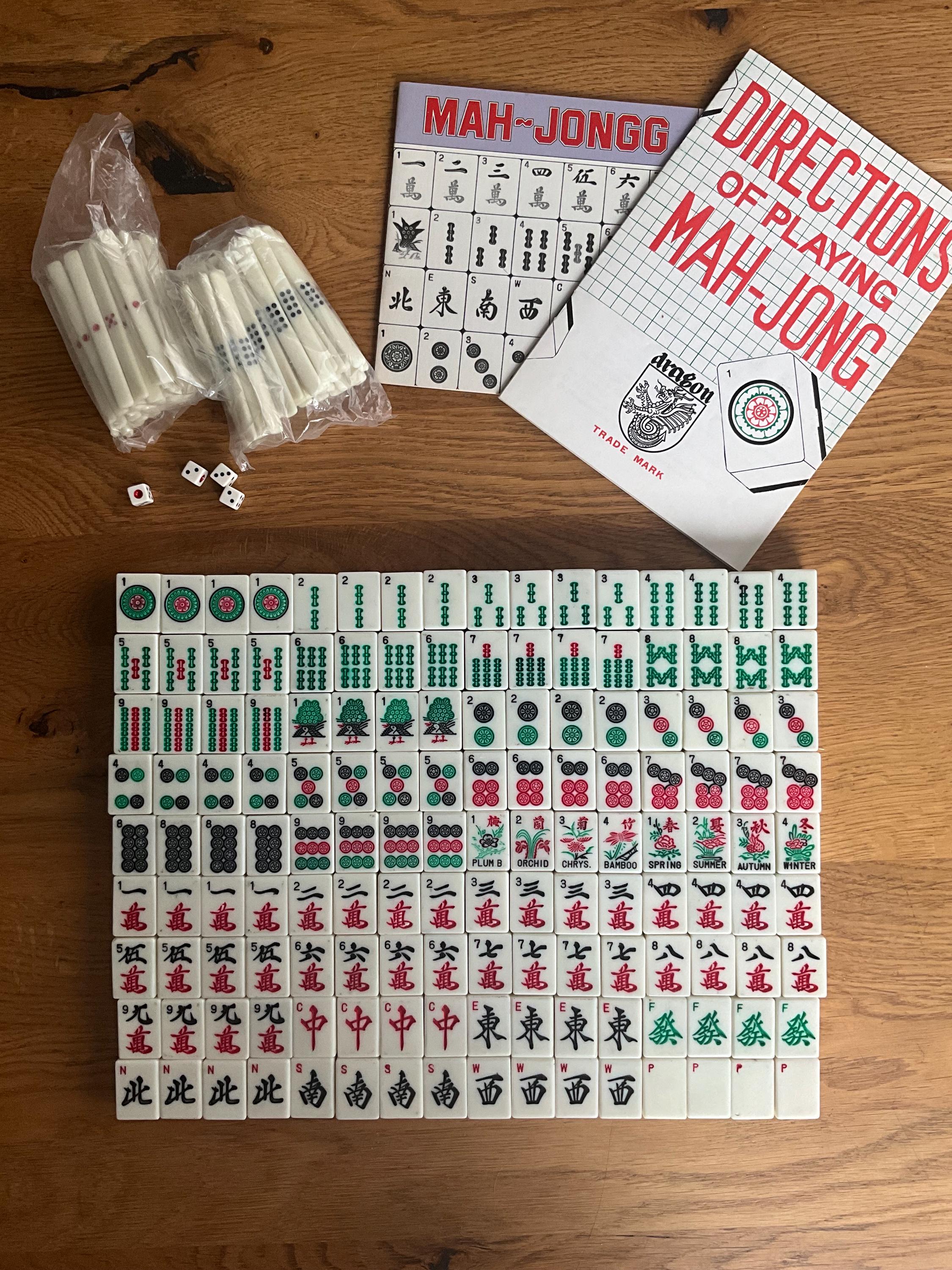 Mahjong Set Full Vintage - Etsy