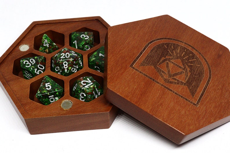 Hex Guardian Dice Box Etsy