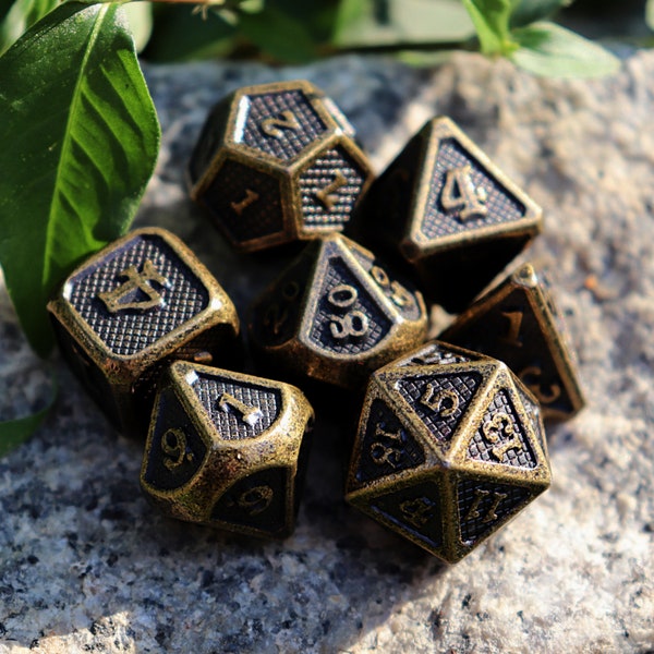 Metal Dice Etsy