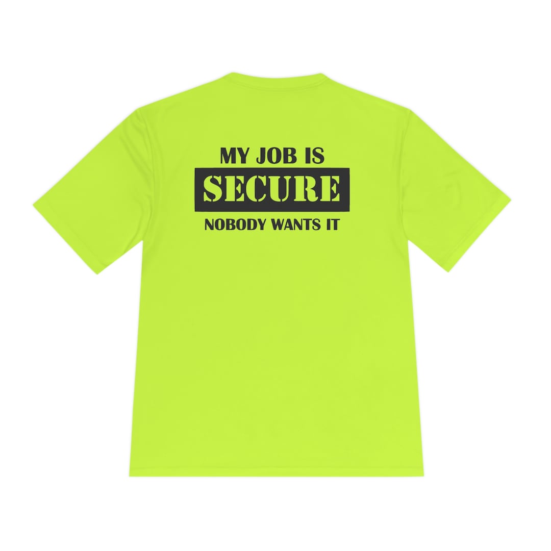 High Visibility Work Shirt Blue Collar Work Shirt Funny - Etsy