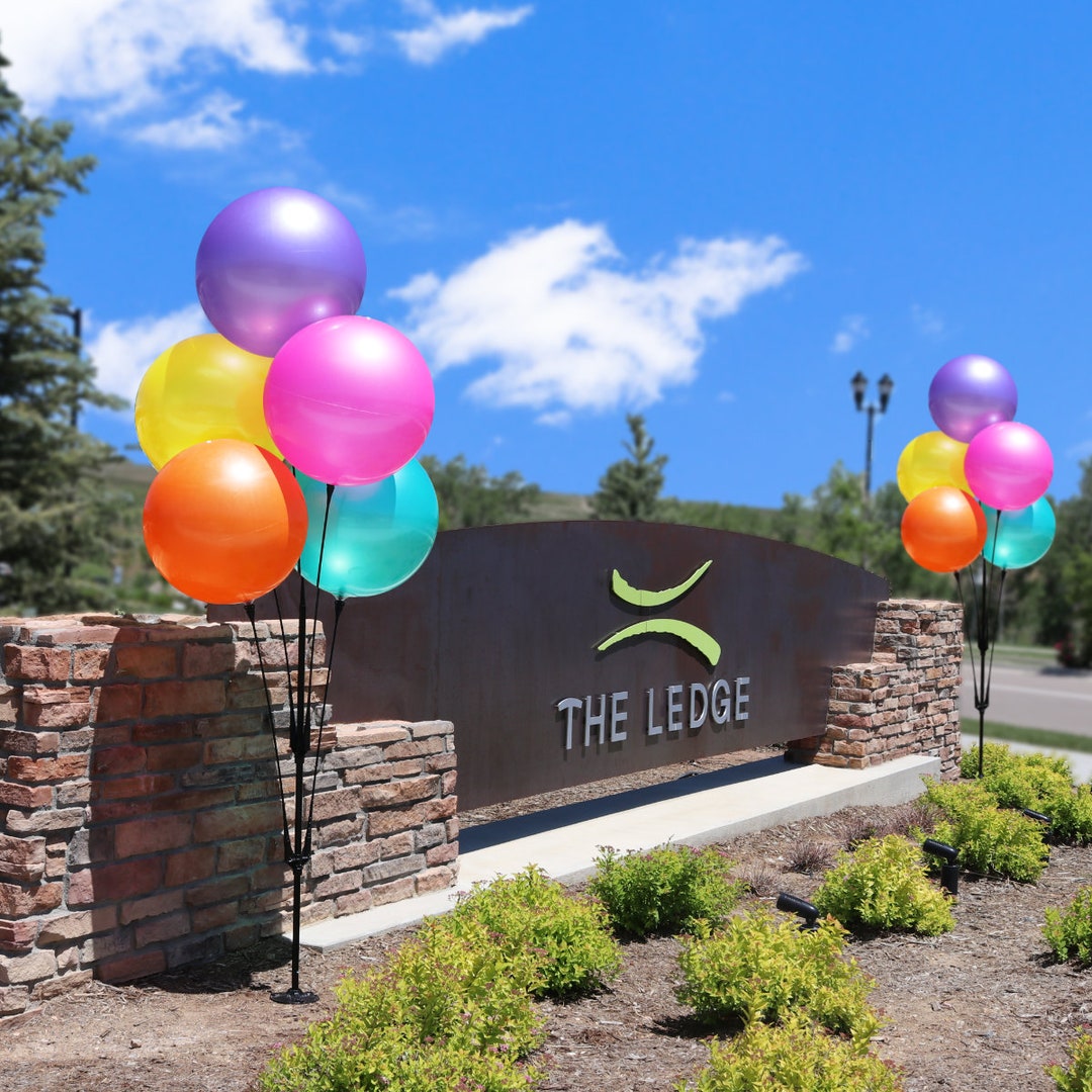 Reusable Outdoor Balloon Cluster: Weatherproof Car Dealership