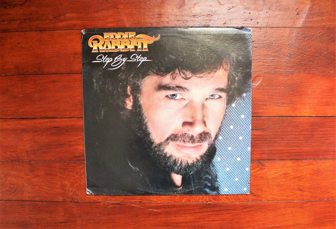 Eddie Rabbitt Step by Step Vintage Vinyl Record Album Etsy