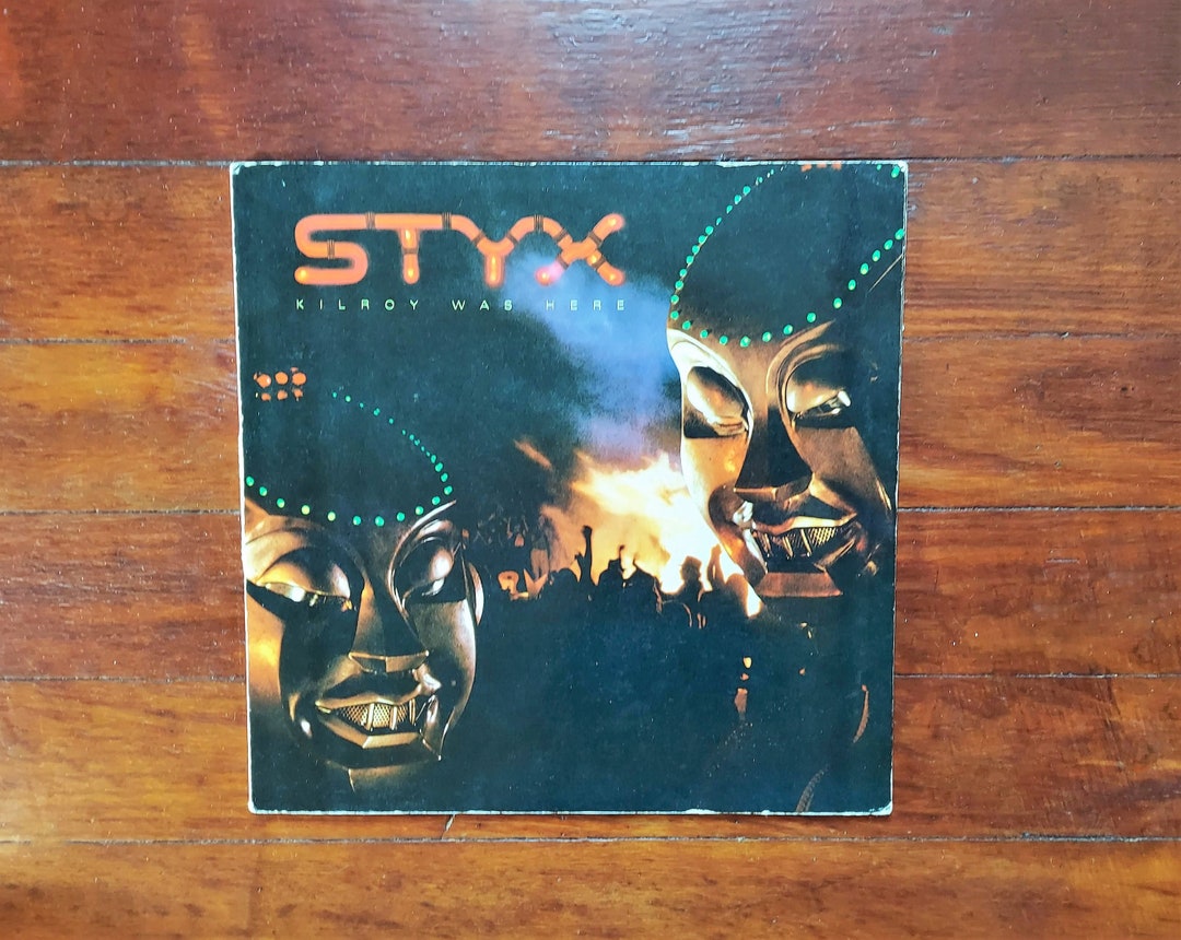 Styx Kilroy Was Here Vintage Vinyl Record Album Etsy Sweden