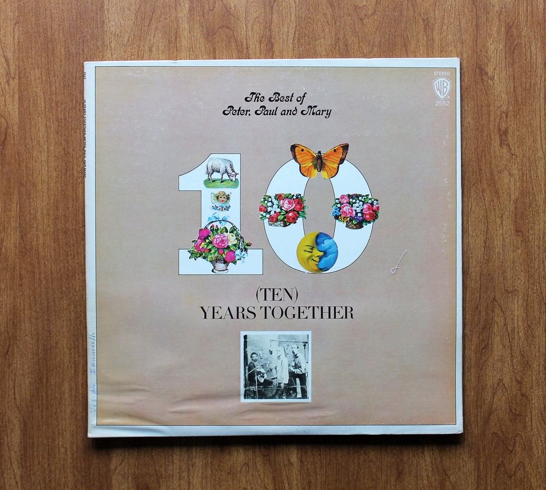 Peter Paul and Mary Ten Years Together Vintage Vinyl Etsy