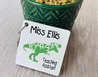 Personalised Teacher Gift | Teacher Keyring |  Teacher Gifts | Teaching Assistant Gift | Teacher Lanyard | Thank You | End of Year Gift