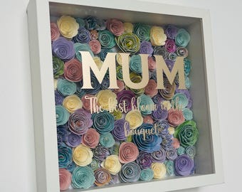 Mother’s Day Picture Frame| Gift | Handmade Gift | paper craft | Flowers