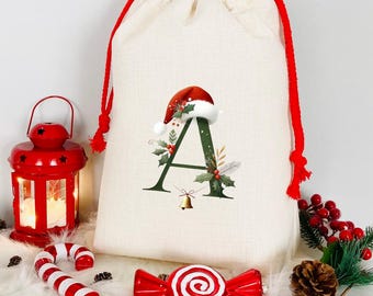 Christmas Decorative Santa Sack | Personalised Gift Bag | Festive Christmas Stocking| North Pole Delivery