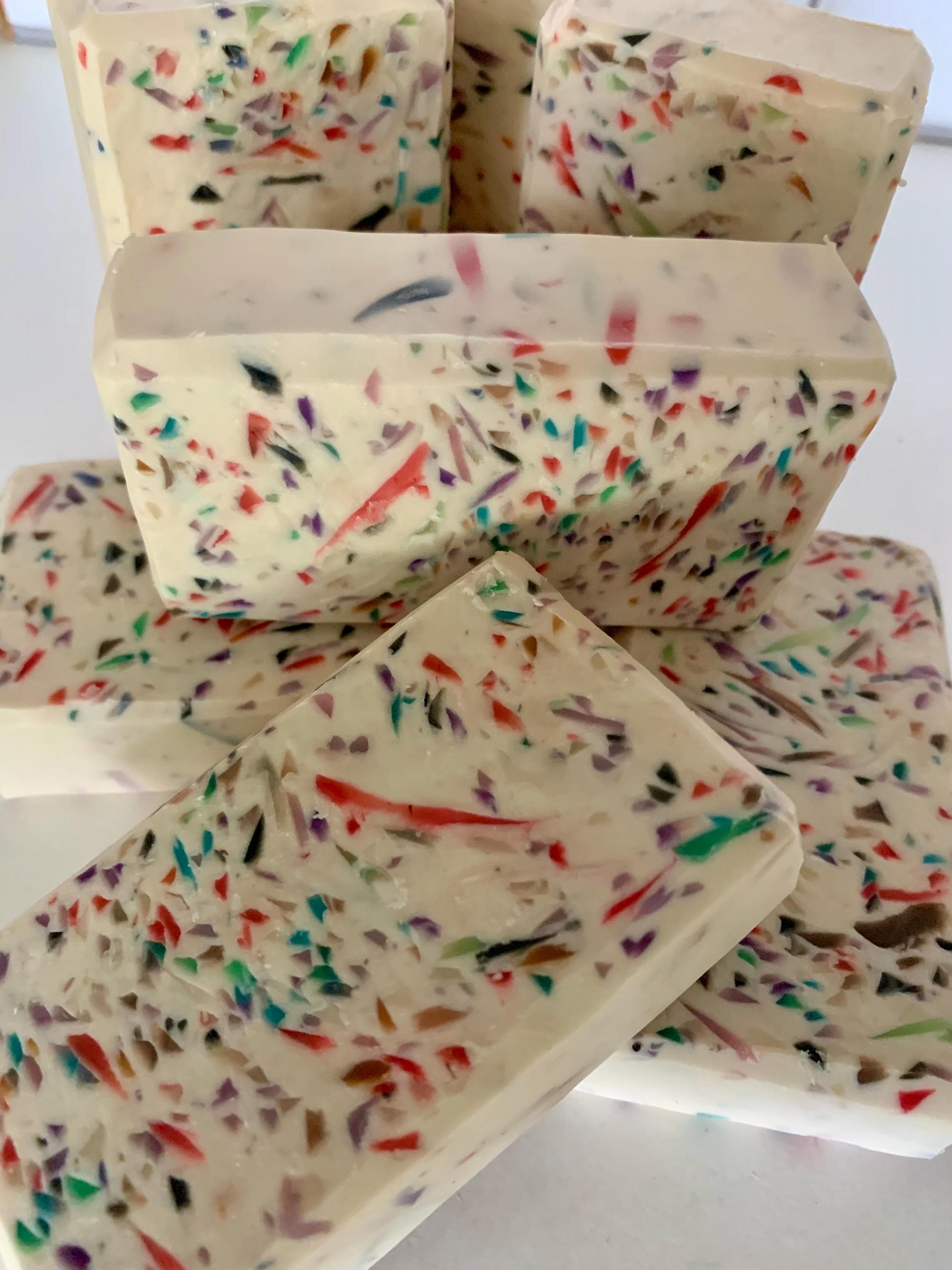 Confetti Vegan Soap Bar | Handmade Cold Process Artisan Soap