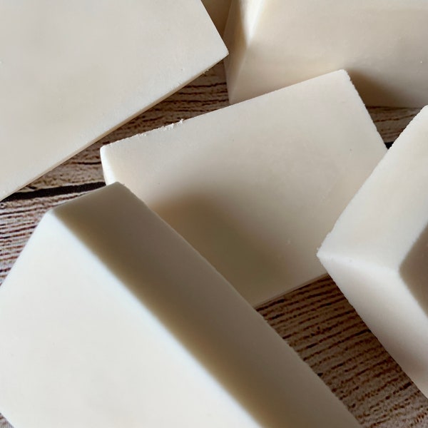 100% Coconut Soap Bar | Handmade Cold Process Artisan Soap | Dish Soap & Laundry Bar