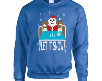 Let It Snow Sweater Etsy Let It Snow Sweater Etsy