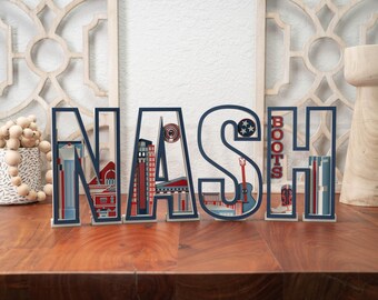 3D Printed Nashville Wall Decor: Music City Landmarks