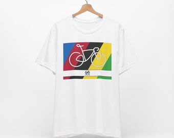 International Cycling Colors T-Shirt: Road Bike Gift