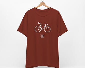 Road Bike T-Shirt | Minimalist Cycling Gift