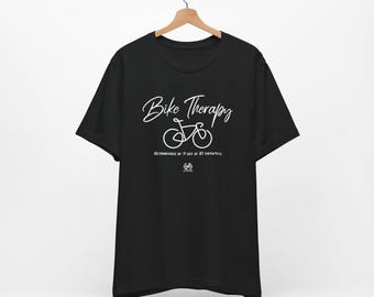 Bike Therapy Cycling T-shirt | Humorous Cyclist Gift