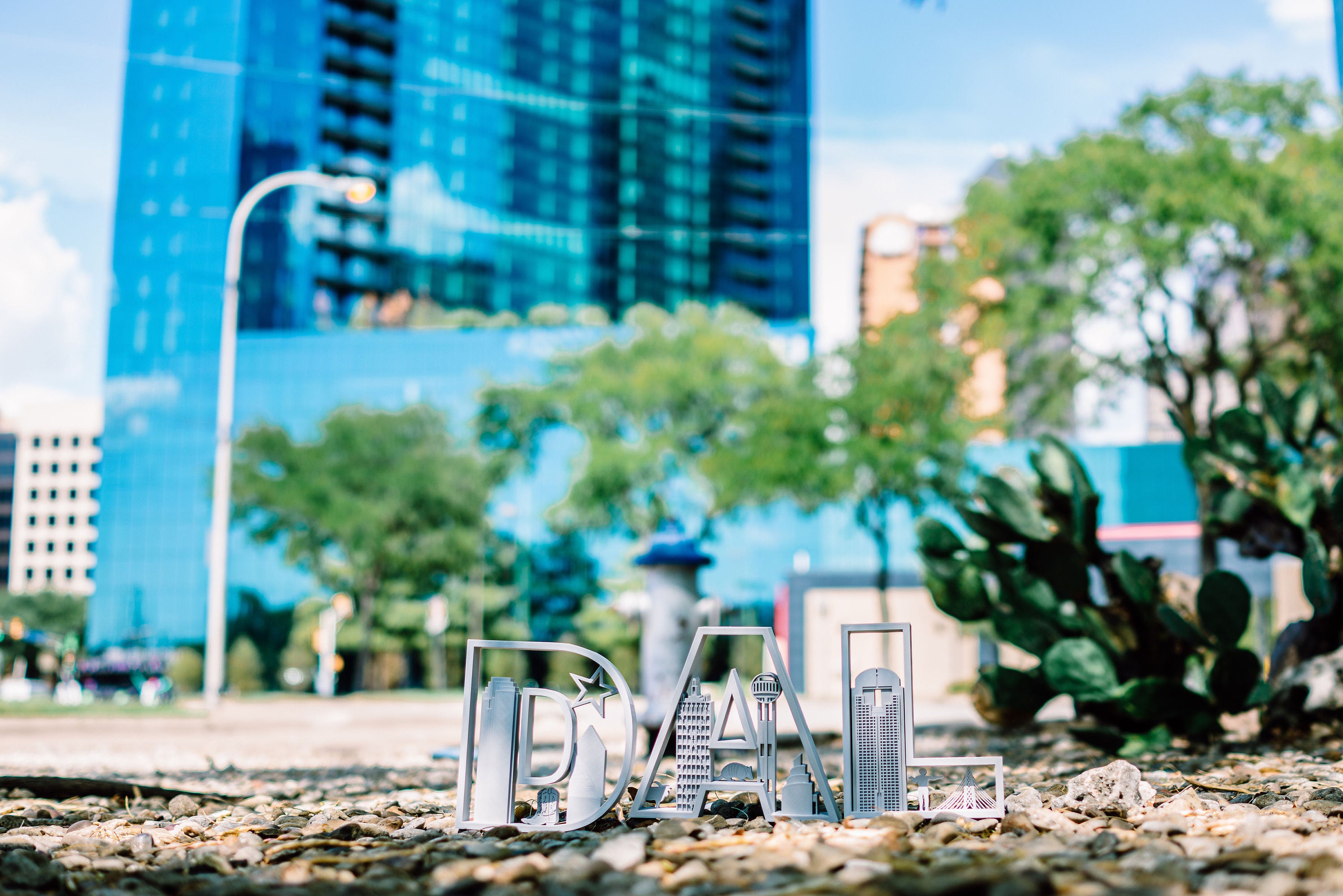 Dallas Wall Decor Dallas Cityscape WFH Decor Regalo de | Etsy