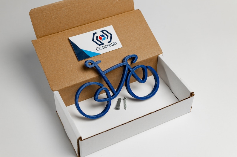 Road Bike Helmet Hook, Cycling Helmet Hook, Biker Accessory, Helmet Display, Gift for Cyclist, Wall Art Blue