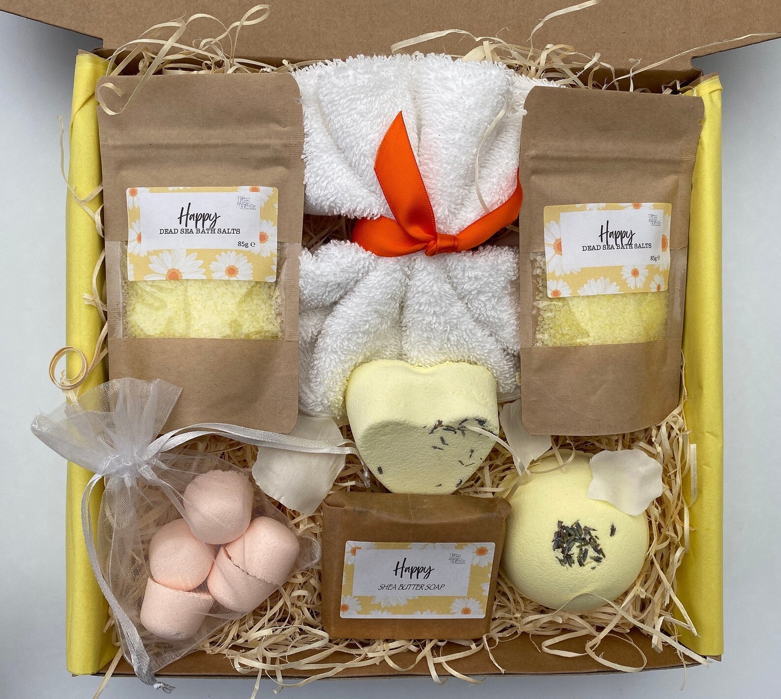 Happy Personalised Bath Bomb Pamper Hamper Gift Set Bath Etsy