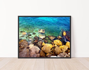 Chateau d'If, Mediterranean Sea Print, Southern France Art, Marseille France Photography, Travel Photography
