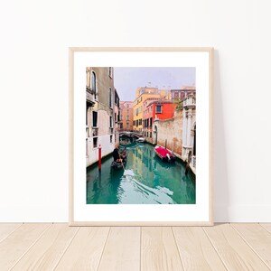 Venedig Foto, Venedig Gondel, Venedig Kanal Print, Italien Print, Venedig Fotografie, Reisefotografie