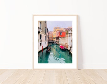 Venedig Foto, Venedig Gondel, Venedig Kanal Print, Italien Print, Venedig Fotografie, Reisefotografie