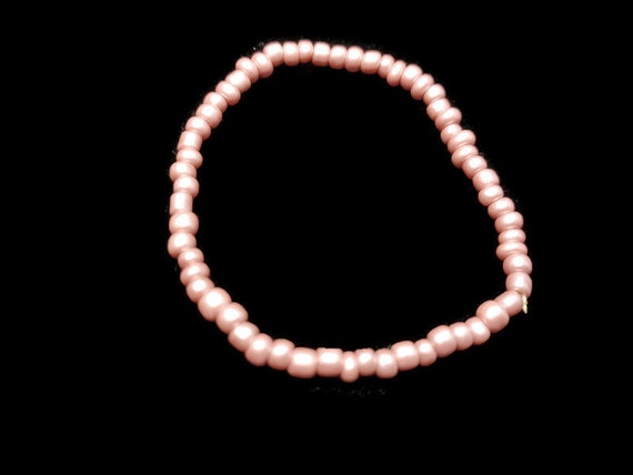 Vtg 90s 5 Stackable Glass Bead Bracelets - image 3