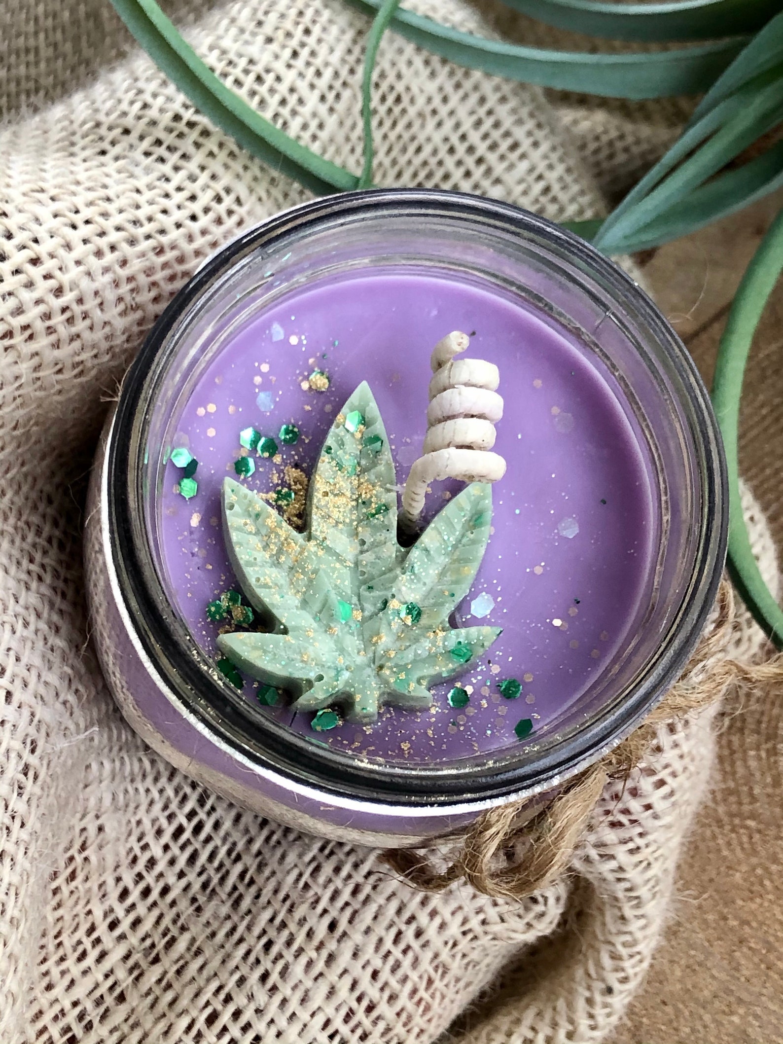 Stoner Soy Candle 420 velas veganas de soja inspiradas en el Etsy