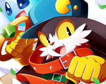 Klonoa Poster Print | Unofficial Fan Merch