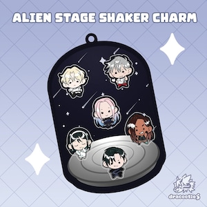DISPONIBILE Ciondolo in acrilico Alien Stage Shaker / Merchandising non ufficiale per i fan