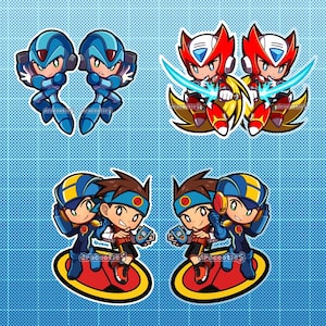 IN STOCK Megaman Charms | Unofficial Fan Merch | X, Zero, Battle Network