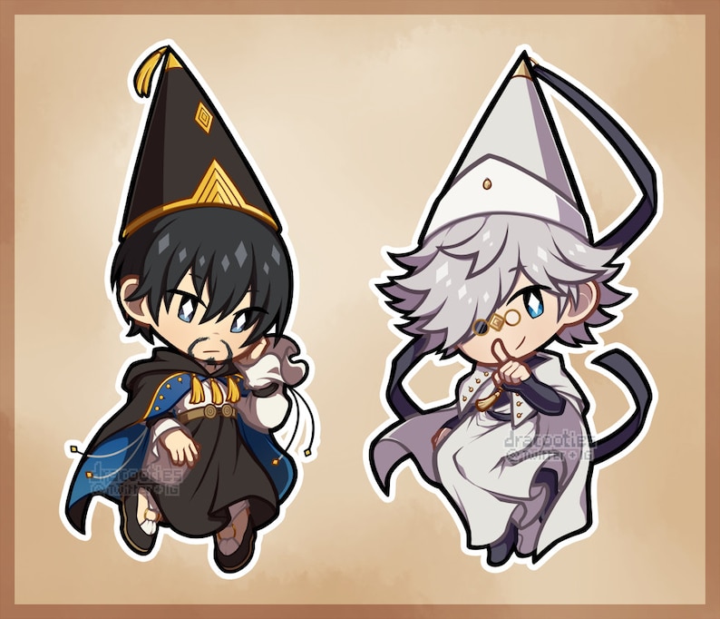 IN STOCK Witch Hat Atelier Acrylic Charms Unofficial Fan Merch Qifrey, Olruggio image 1