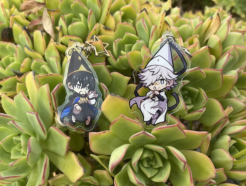 IN STOCK Witch Hat Atelier Acrylic Charms Unofficial Fan Merch Qifrey, Olruggio image 2