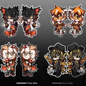 IN STOCK Arknights Acrylic Charms | Unofficial Fan Merch | Aak, Waai Fu, Hung, Lee
