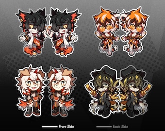 IN STOCK Arknights Acrylic Charms | Unofficial Fan Merch | Aak, Waai Fu, Hung, Lee