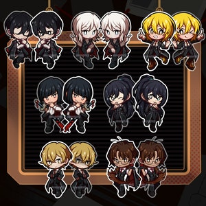 Limbus Company 10cm Plush Doll Keychain Pendant – Choose Yisang, Donquixote, Ishmael, Faust, Sinclair, Ryōshū, Hong Lu, Meursault, Outis, Rodion, Gregor, Heathcliff