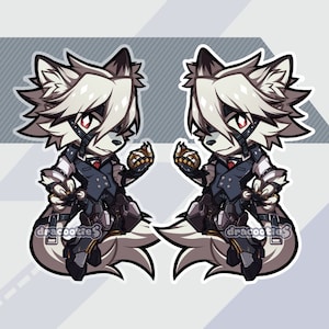 IN STOCK Von Lycaon Zenless Zone Zero Acrylic Charm | Unofficial Fan Merch