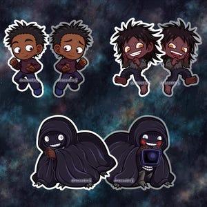 I LAGER Akrylberlocker med "Look Outside"-motiv 01 | Inofficiell fanmerchandise | Sam, Lyle, Leigh