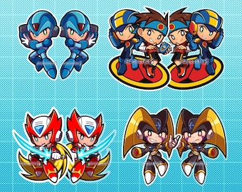 FORTE NEW Megaman Charms | Unofficial Fan Merch | X, Zero, Forte / Bass, Battle Network