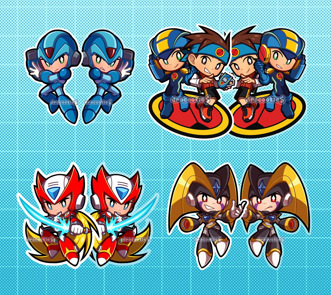 ロックマンソフトキーホルダー　4種セット　コブン フォルテ エックス il_fullxfull.7305246216_6grb.jpg